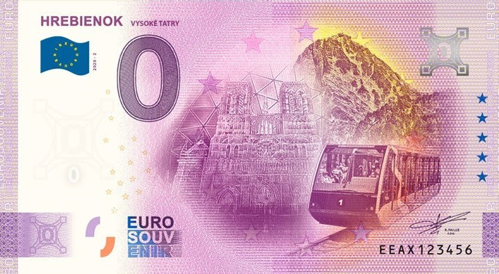  Nulová eurobankovka 
