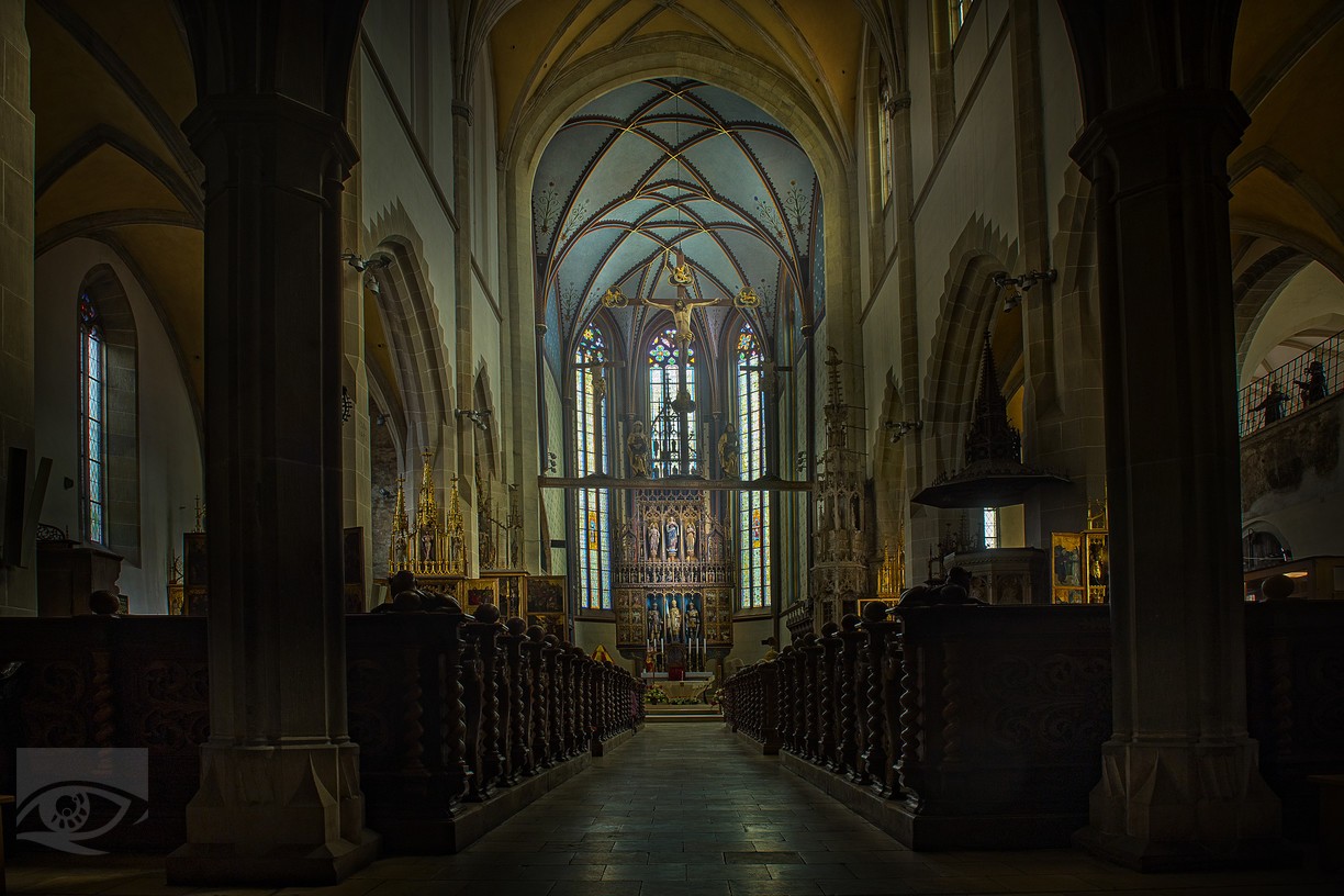 Interiér Baziliky sv. Egídia v Bardejove. Foto: Jano Štovka 