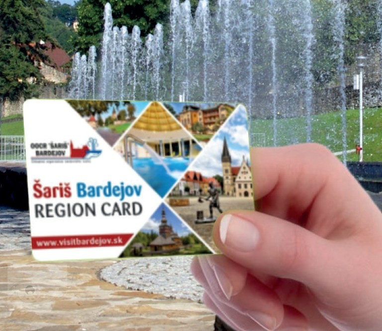 karta Saris Bardejov region card