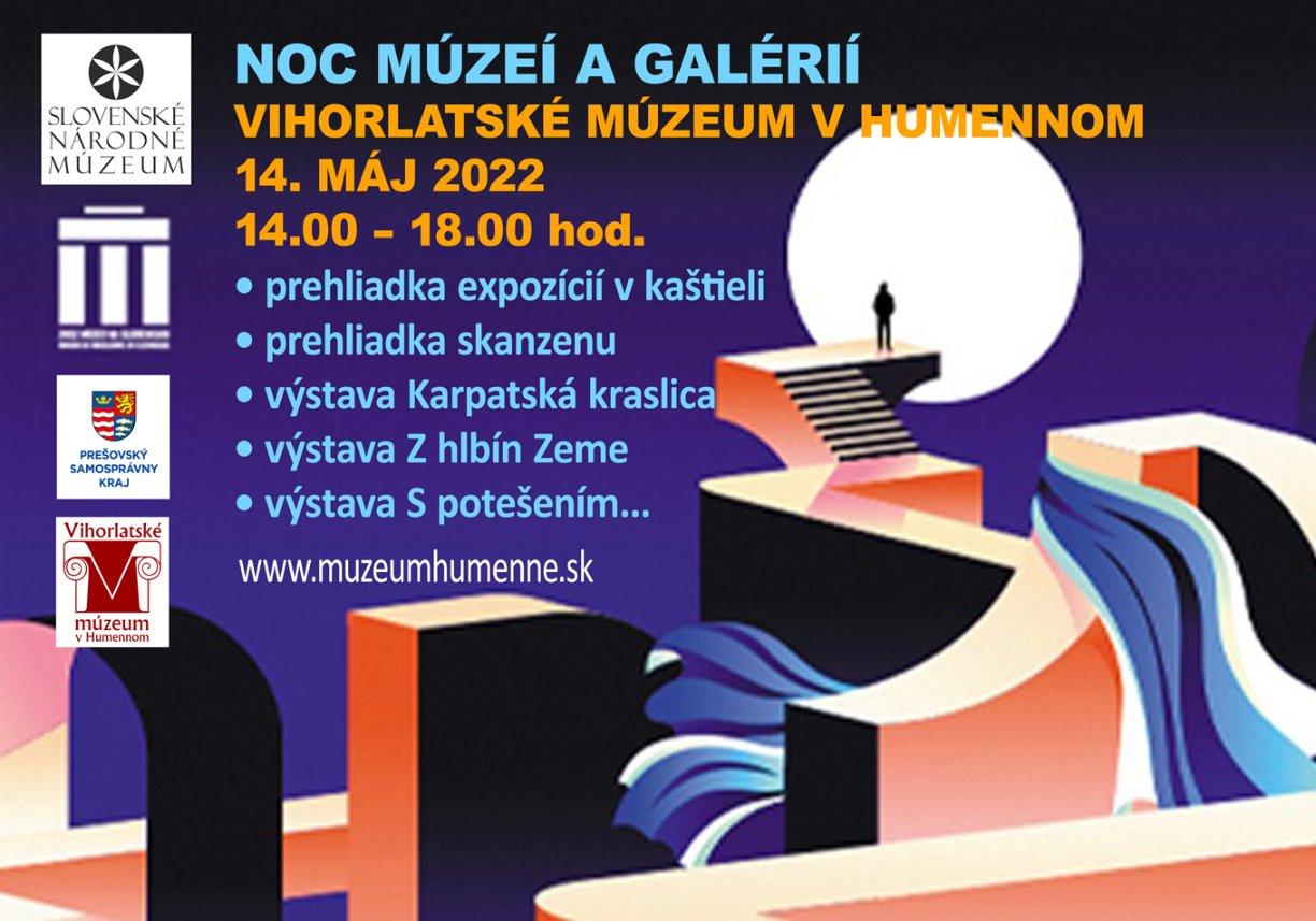 Noc múzeí a galérií 2022. POZVÁNKA