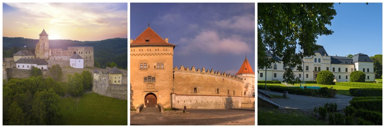  Historické skvosty. Patria k nim aj obľúbené pamiatky Ľubovniansky hrad, Kežmarský hrad či kaštieľ v Humennom.