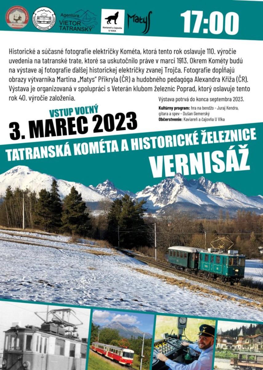 Výstava Tatranská kométa a historické železnice