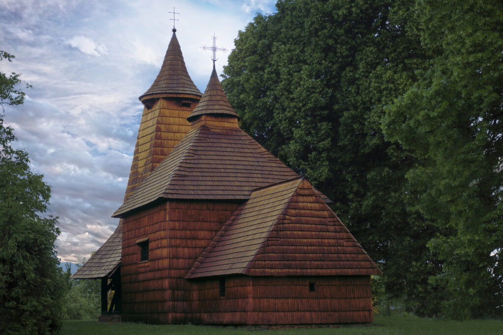 Tročany, wooden church
