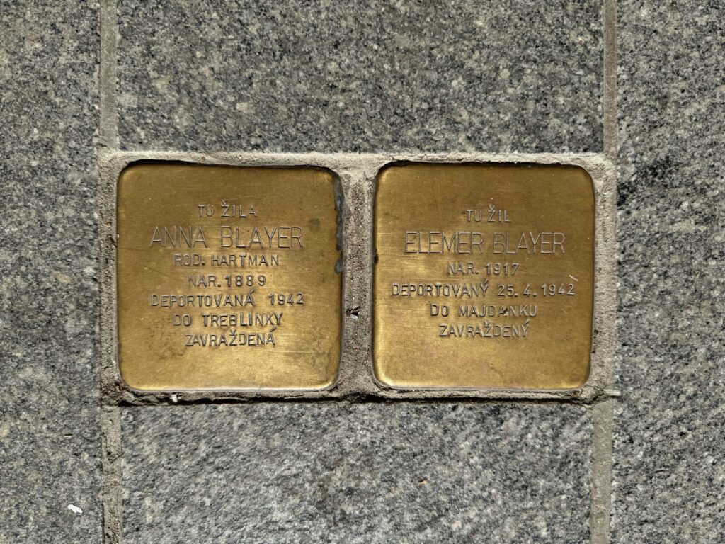 Židia v Starej Ľubovni - pamätné kocky, OOCR SSP