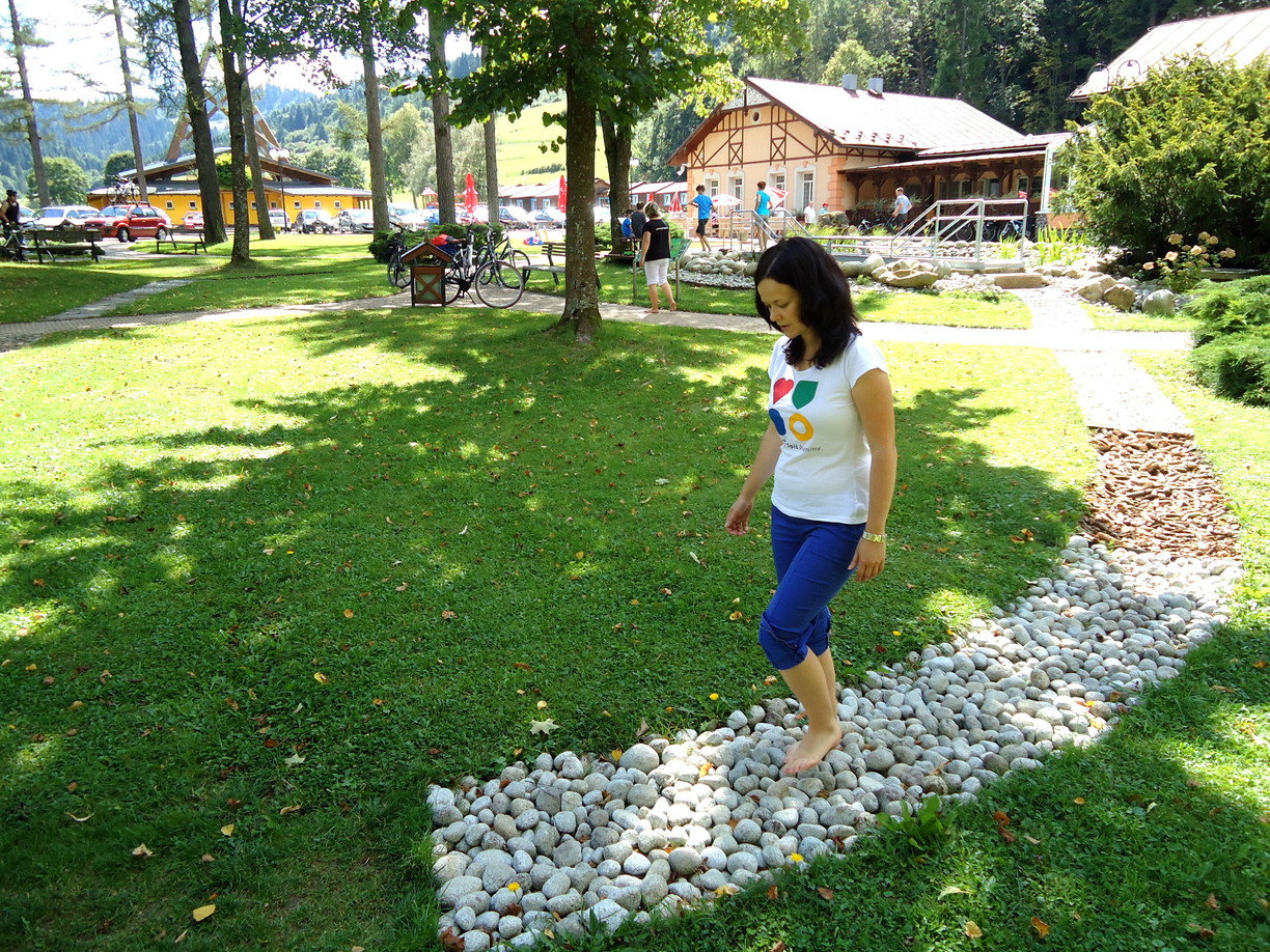 Balancing trail in the spa Červený Kláštor Smerdžonka. Photo: OOCR North Spiš Pieniny