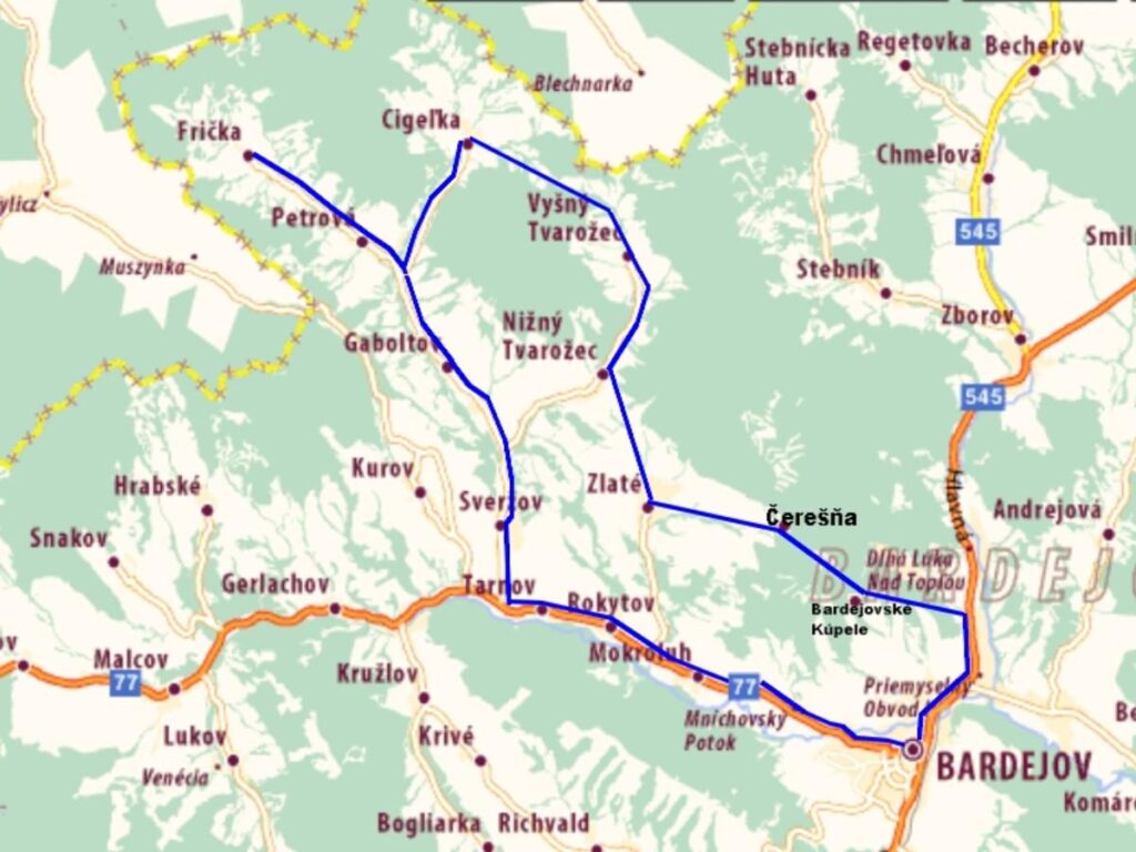 Busovsko-Magurska-ciklo-útvonal