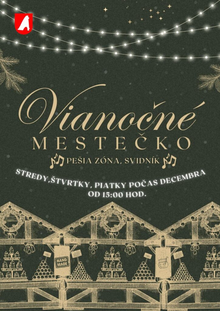 Vianočné mestečko Svidník