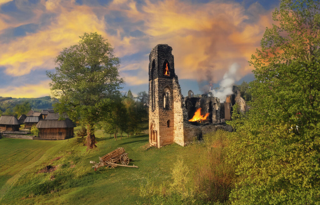 Monastyr Krásny Brod - fotofikcia